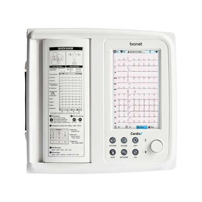 Eletrocardiógrafo Cardio7 DICOM Bionet