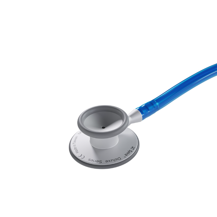 Estetoscópio Spirit MD Pro Lite Adulto Azul Royal Transparente