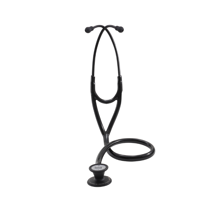 Estetoscópio Spirit Cardiol Adulto Acompanha Diafragma Pediátrico Black Edition MD