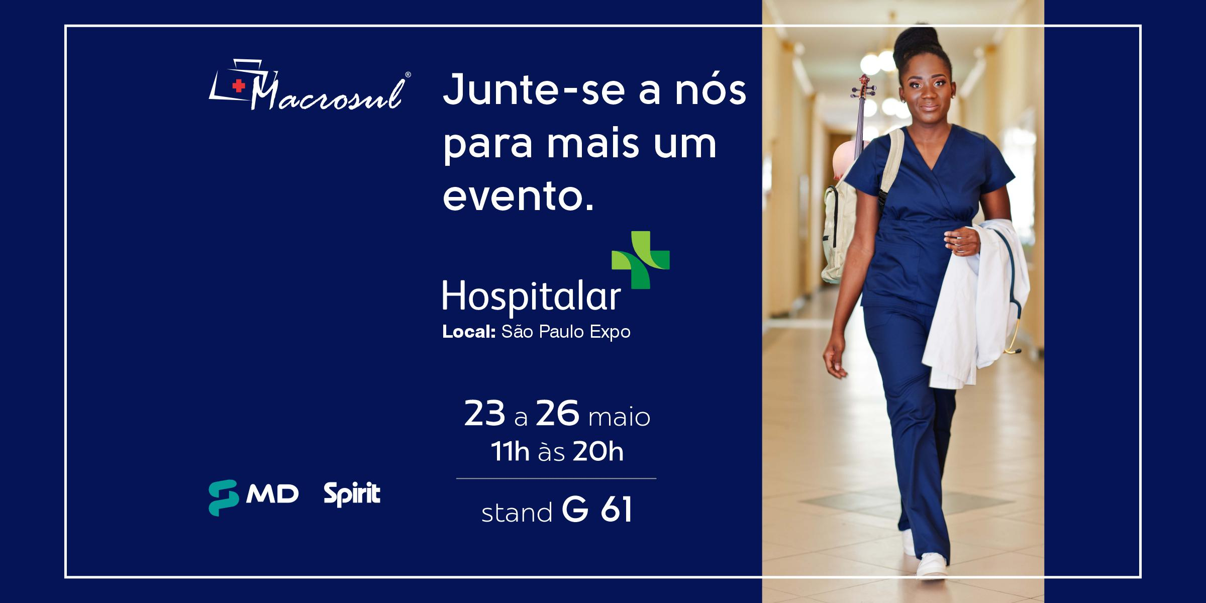 Macrosul presente na Hospitalar 2023